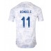 Billige Frankrig Ousmane Dembele #11 Udebane Fodboldtrøjer VM 2022 Kortærmet